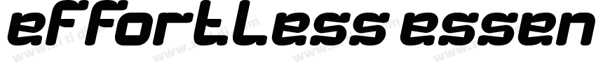 effortless essential字体转换 effortless essential字体转换